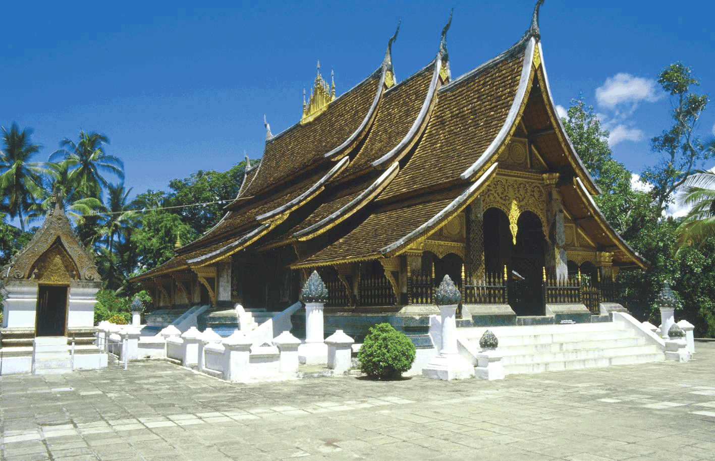 Et smukt tempel i Laos - Kulturrejser