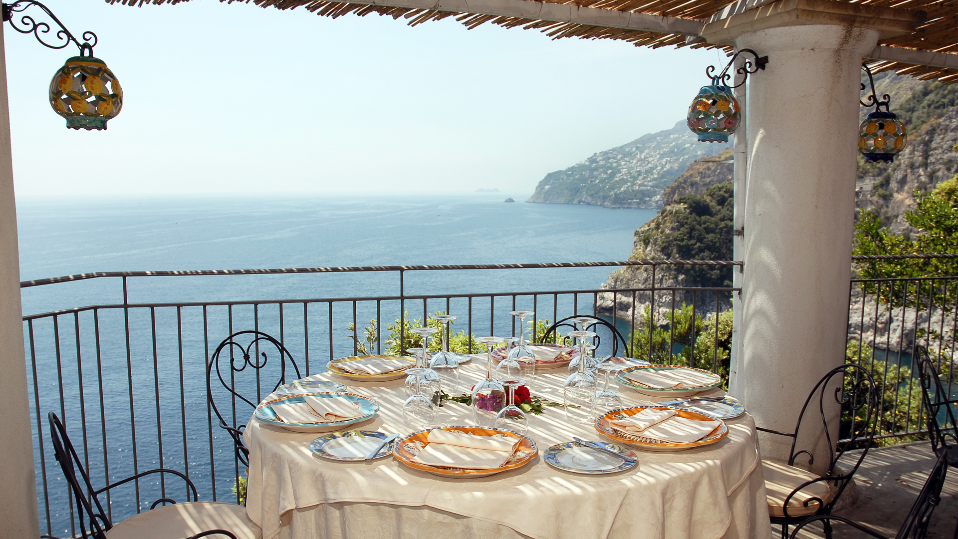Middag på Hotel La Conca Azzurra - Capri, Italien