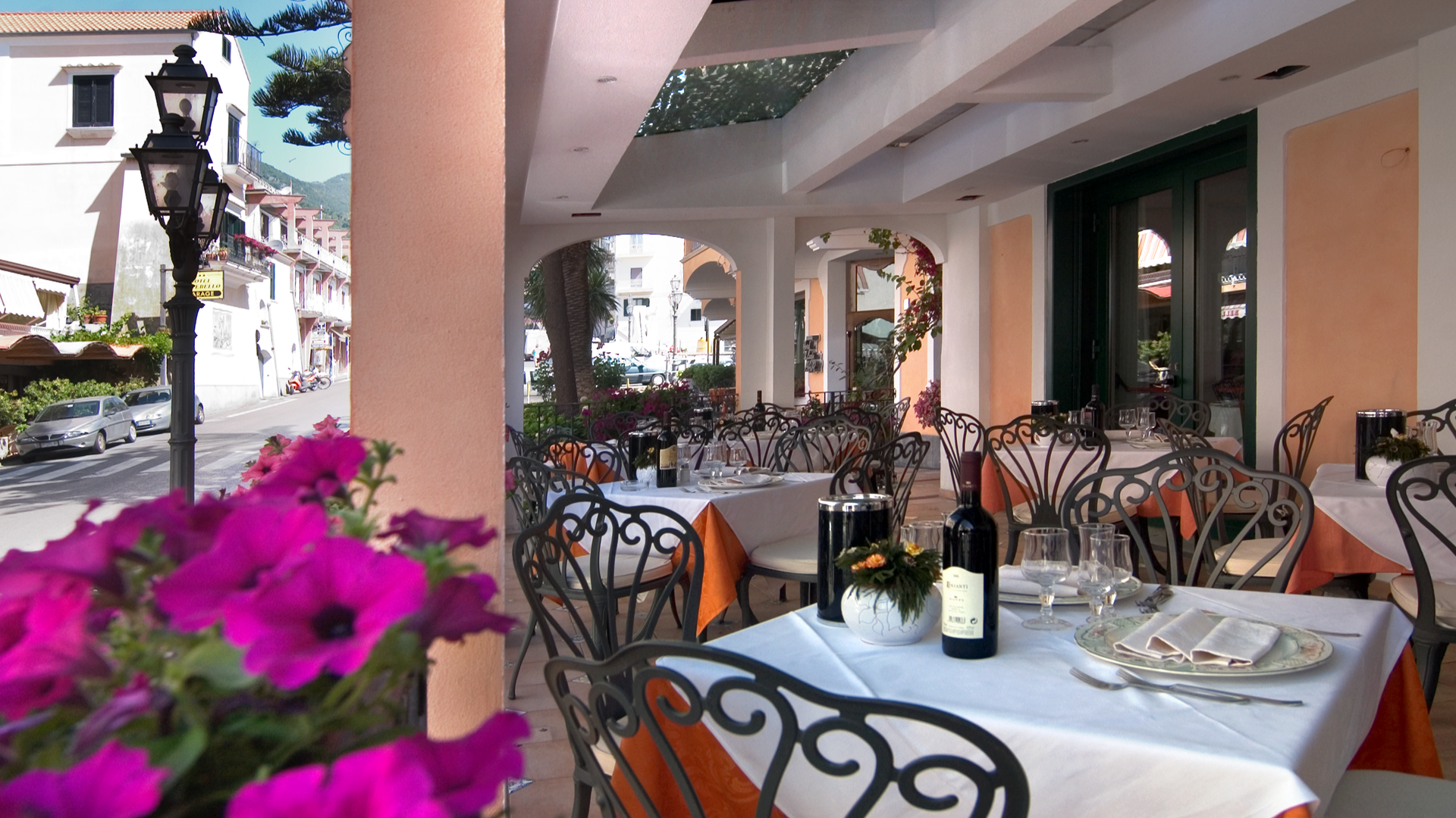 Restaurant på Hotel Santa Lucia - Amalfikysten, Italien - Kulturrejser