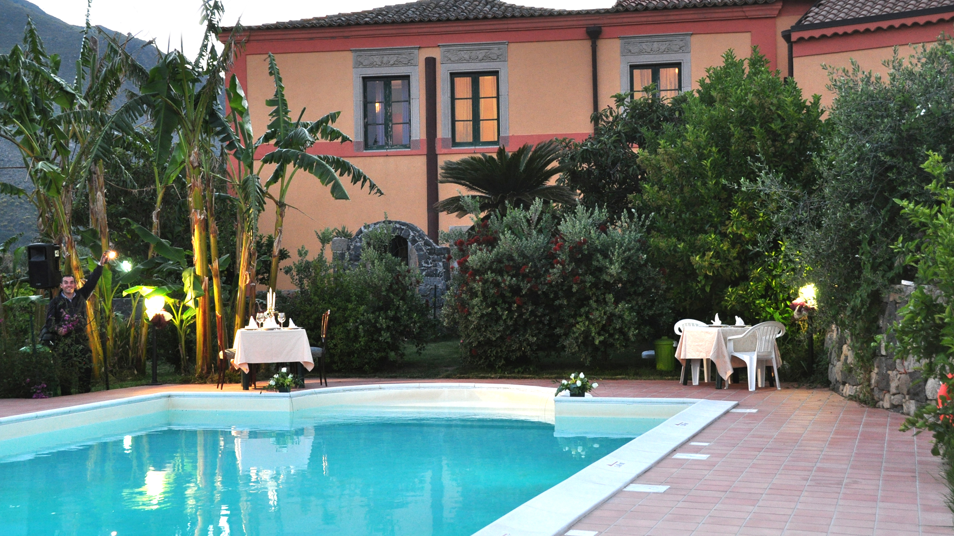 Swimmingpool på Hotel Casale Romano - Sicilien, Italien - Kulturrejser