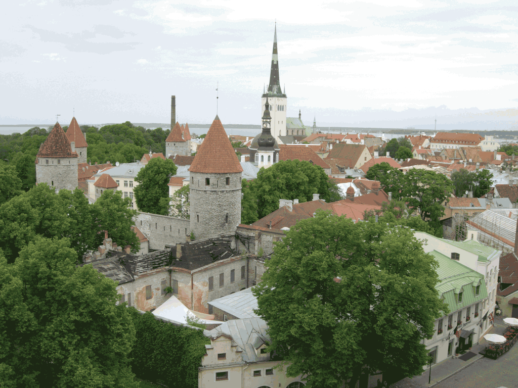 Udsigt over Tallin, Estland - Kulturrejser